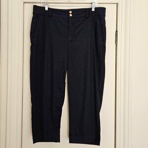 Chaps Navy Capri Pants Size 14  Slimming